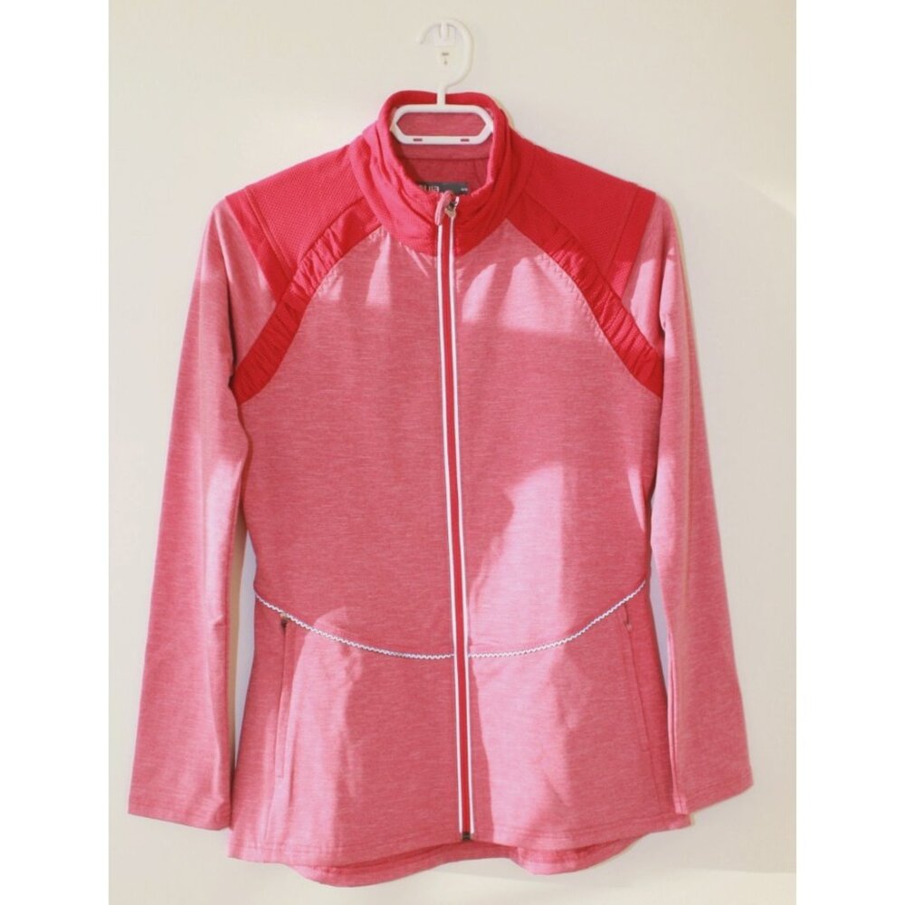 Lija Women's XS Pink Zipup Athletic Stretch Running Jacket
